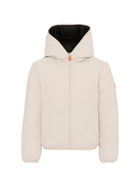  Save The Duck Kids Hooded Puffer Jacket - Neutrals 