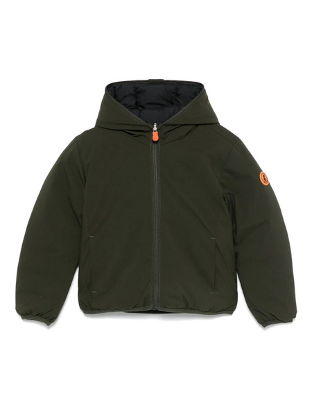  Save The Duck Kids Reversible Puffer Jacket - Green 