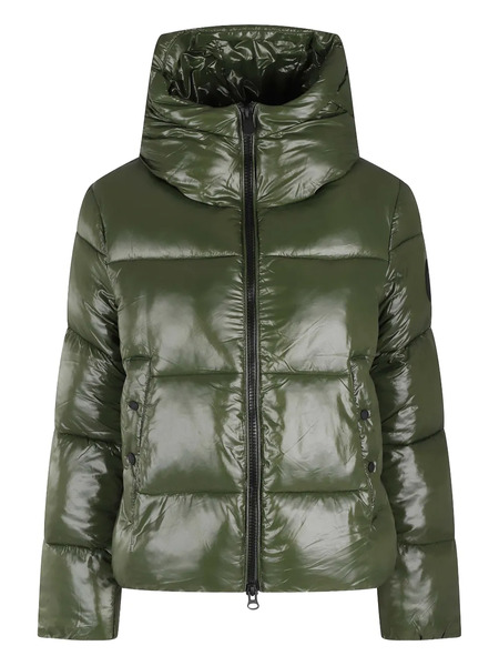  Save The Duck Logo-patch Padded Jacket - Green 
