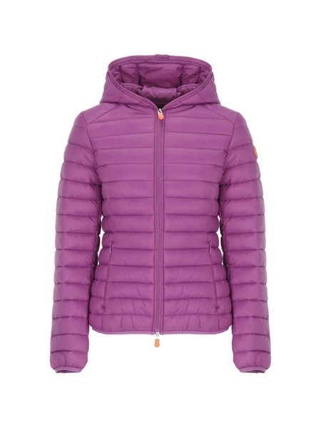  Save The Duck Logo-patch Padded Jacket - Purple 