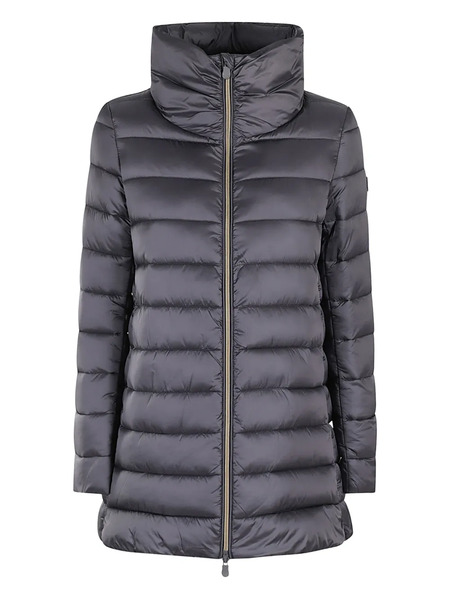  Save The Duck Lydia Funnel-neck Padded Jacket - Grey 