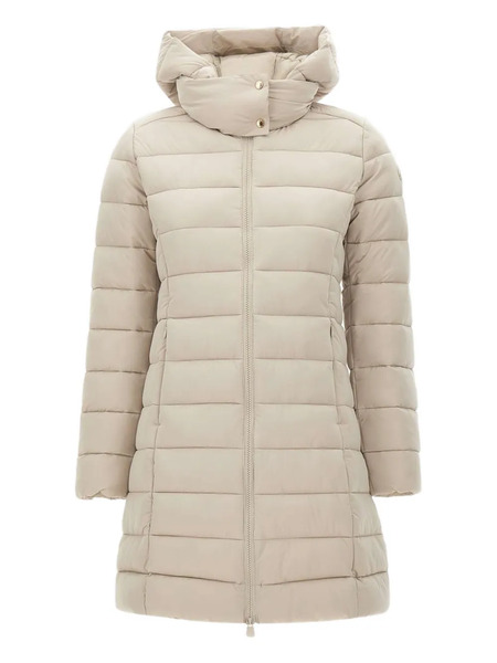  Save The Duck Removable-hood Padded Coat - Neutrals 