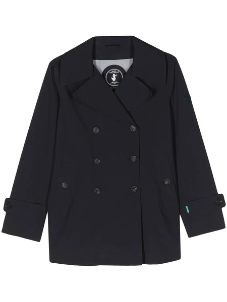  Save The Duck Sofi Double-breasted Parka - Blue 