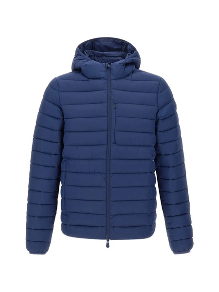  Save The Duck Zip-up Hooded Jacket - Blue 