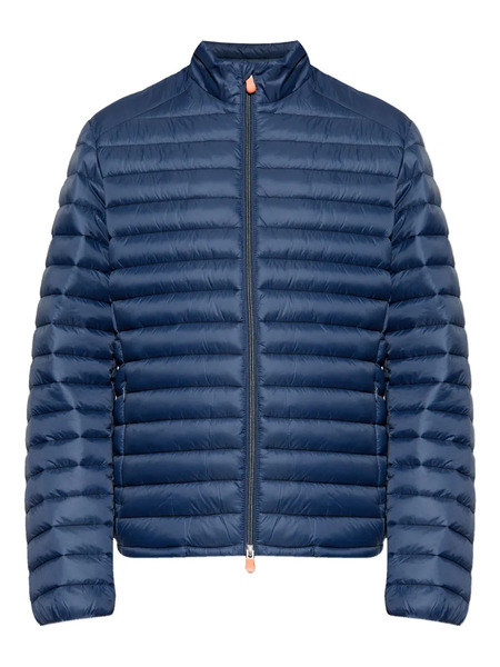  Save The Duck Zip-up Quilted Jacket - Blue 