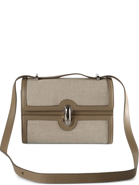  Savette Herringbone-pattern Flap Cross Body Bag - Neutrals 