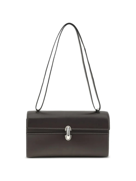  Savette Shoulder Calf Leather Bag - Brown 