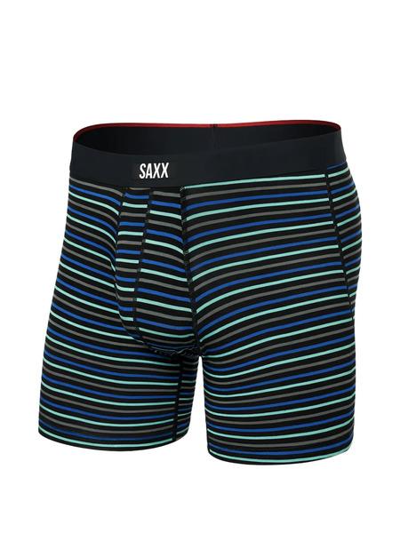  Saxx Vibe Xtra Striped Boxers - Black 