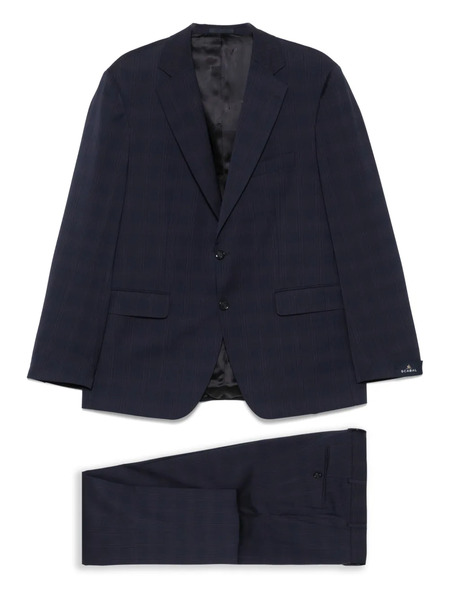  Scabal Checked Suit - Blue 