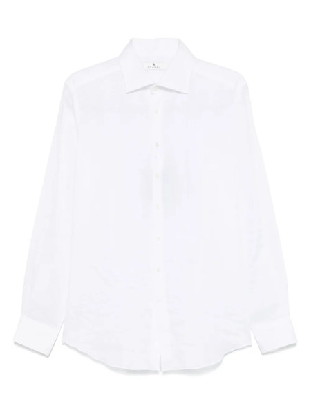  Scabal Linen Shirt - White 
