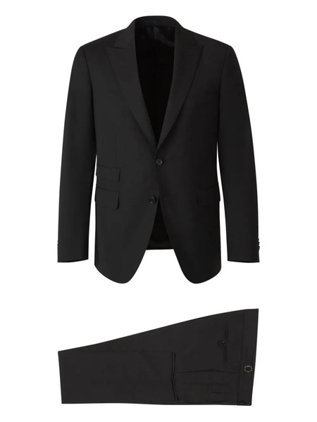  Scabal Single-breasted Suit - Black 