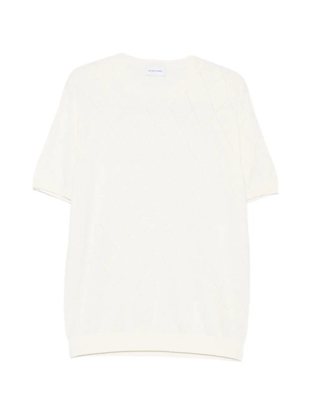  Scaglione Argyle Pattern T-shirt - Neutrals 