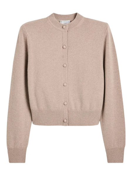  Scanlan Theodore Shoulder-padded Cardigan - Neutrals 