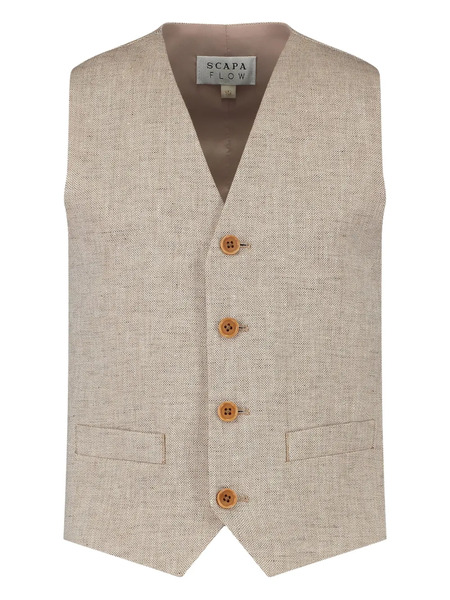  Scapa Button-down Waistcoat - Neutrals 
