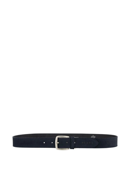  Scapa Suede Leather Belt - Blue 