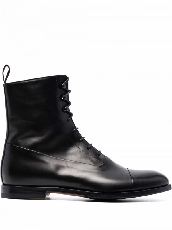  Scarosso Archie Lace-up Boots - Black 