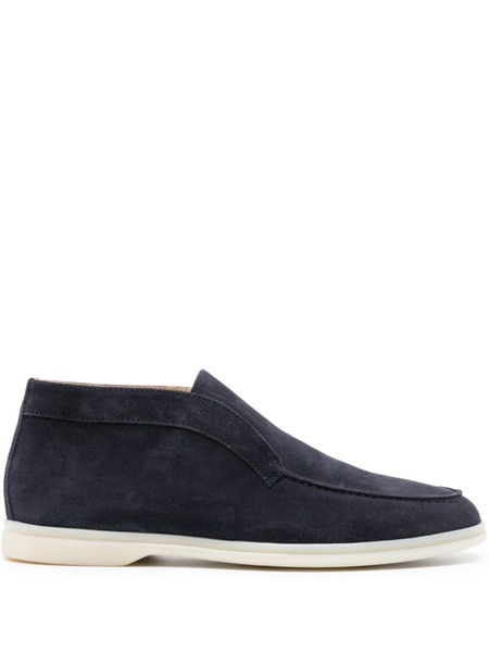  Scarosso Leonardo Suede Ankle Boots - Blue 