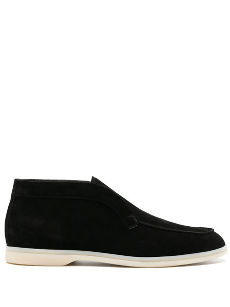  Scarosso Leonardo Suede Boots - Black 