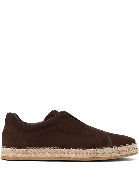  Scarosso Suede Espadrilles - Brown 