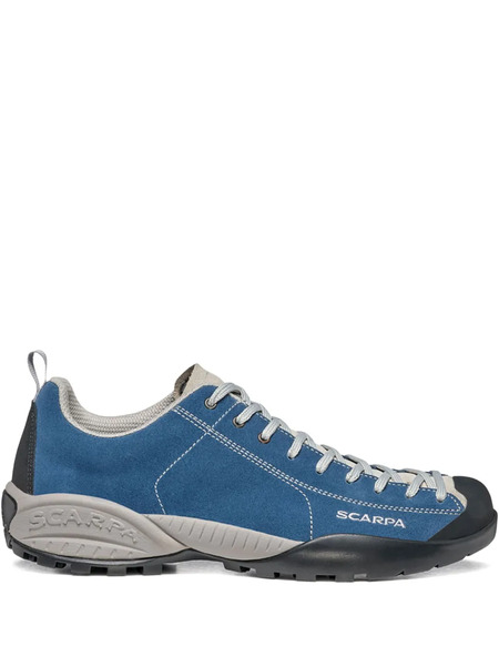  Scarpa Logo-print Suede Sneakers - Blue 