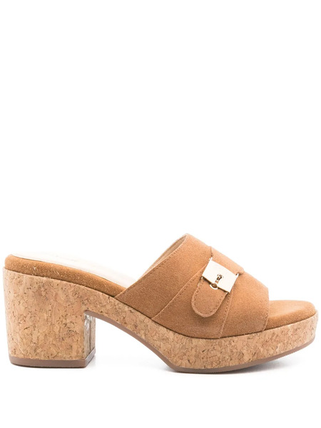  Scholl Ophelia Platform Sandals - Brown 