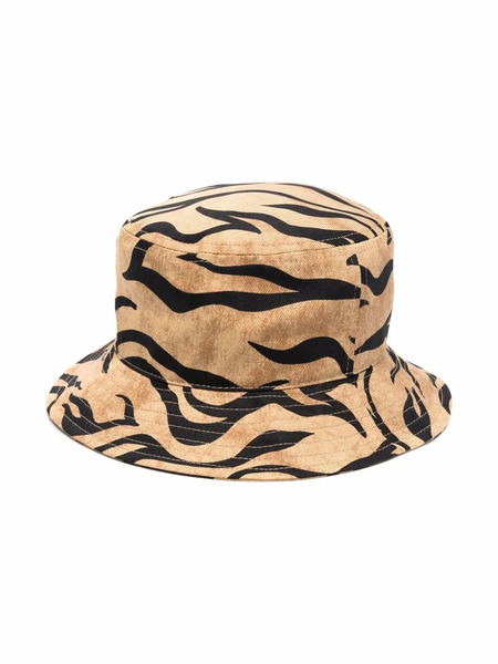  Scotch & Soda Zebra-print Bucket Hat - Neutrals 