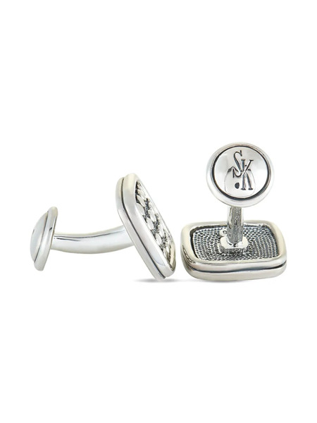  Scott Kay Sterling Silver Square Cufflinks 