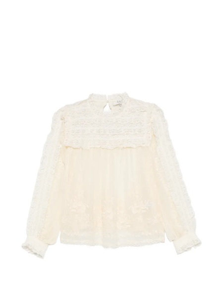  Sea Ayda Embroidered Blouse - Neutrals 