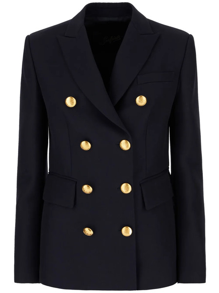  Seafarer Double-breasted Blazer - Blue 