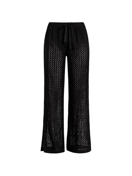  Seafolly Open-work Trousers - Black 