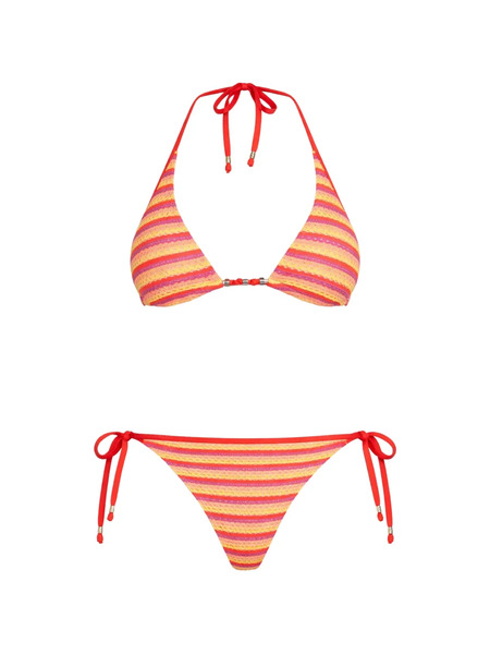  Seafolly Striped Longline Bikini - Yellow 