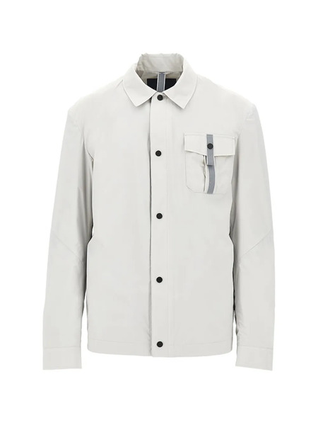  Sease Jib Set Patch-pocket Overshirt - Grey 