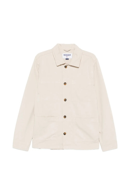  Sebago Button Beige Shirt - Neutrals 