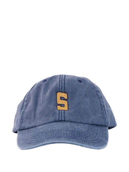  Sebago Conor College Logo-appliqué Cap - Blue 