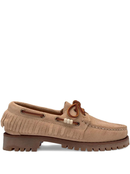  Sebago Fringed Tie Loafers - Neutrals 