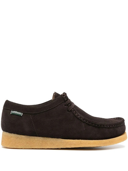  Sebago Koala Lace-up Suede Loafers - Brown 