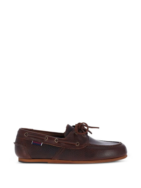  Sebago Lace-up Leather Loafers - Brown 