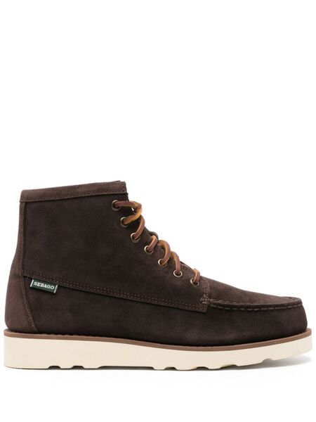 Sebago Lace-up Suede Ankle Boots - Brown 