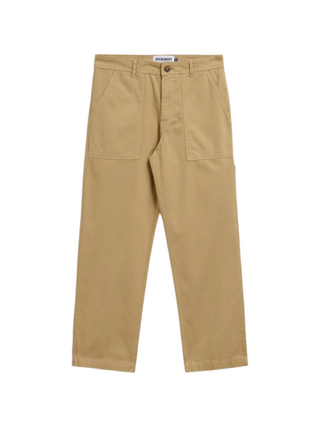  Sebago Milton Herringbone Trousers - Neutrals 