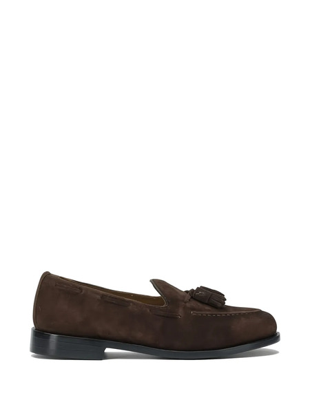  Sebago Tassel Leather Flat Shoes - Brown 