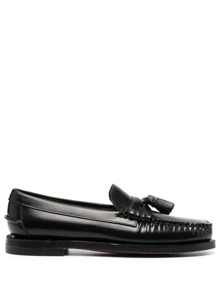  Sebago Tassels Leather Loafers - Black 