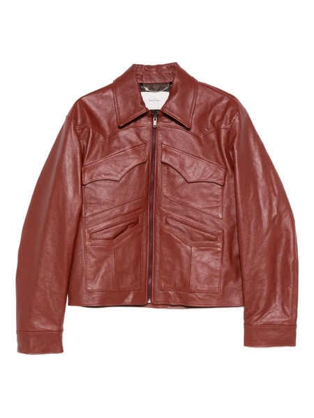  Second/layer Leota Leather Jacket - Red 