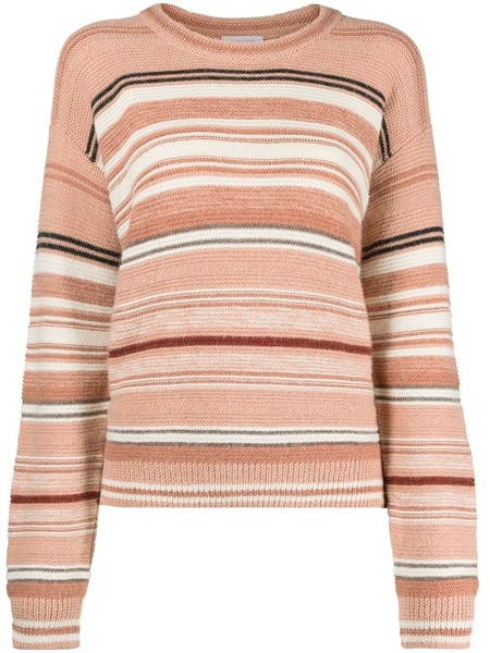 See By Chloé Horizontal Stripe-pattern Jumper - Pink 
