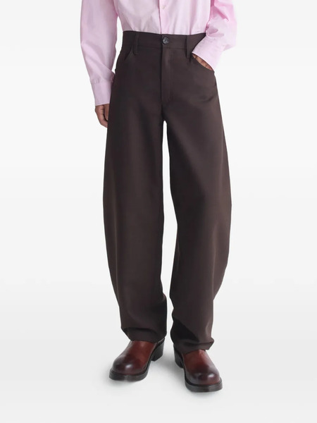  Séfr Gino Belt-loop Trousers - Brown 