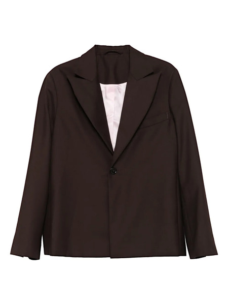  Séfr Peak-lapels Blazer - Brown 