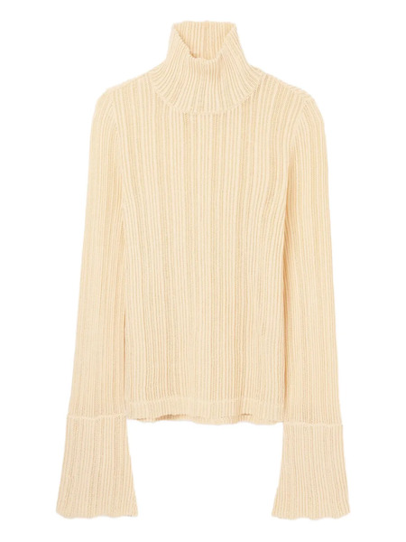  Séfr Ribbed Turtleneck Sweater - Neutrals 