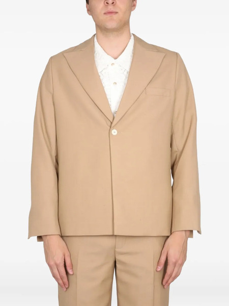  Séfr Single-breasted Jacket - Neutrals 