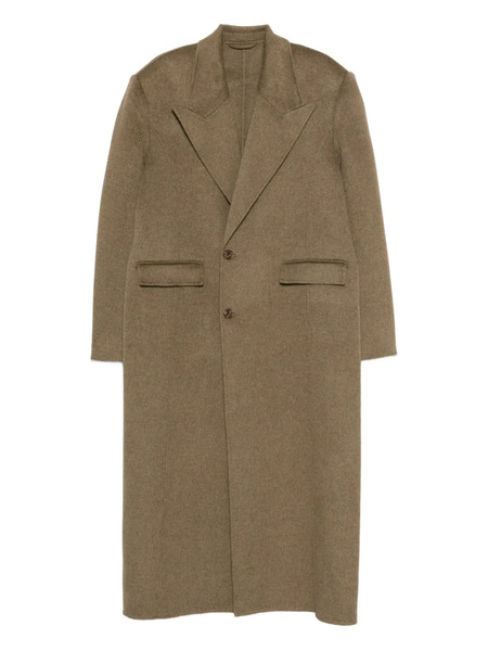  Séfr Tetsu Pocket Single-breasted Coat - Green 