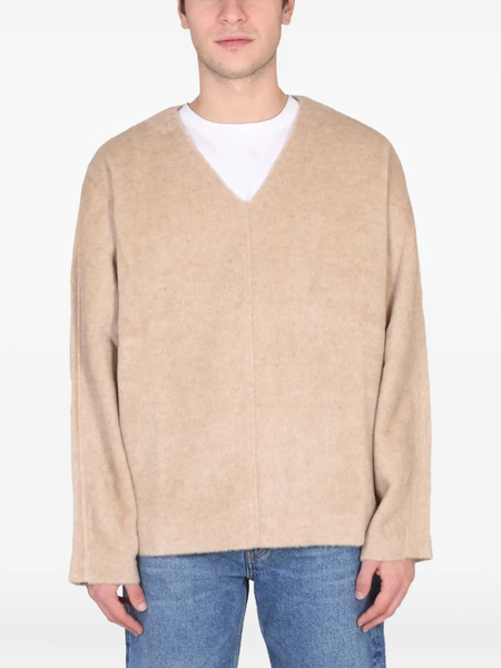  Séfr V-neck Sweater - Neutrals 