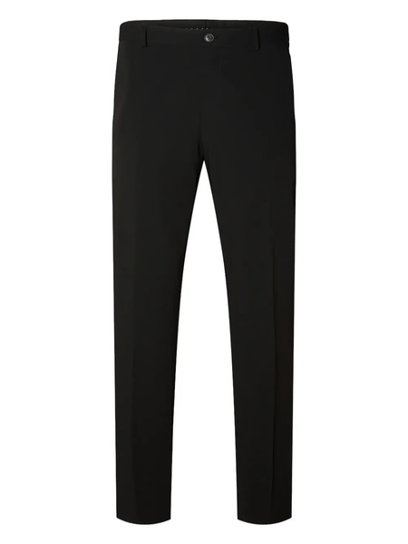 Selected Button-fastening Trousers - Black 